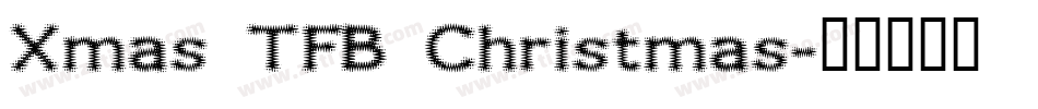 Xmas TFB Christmas字体转换
